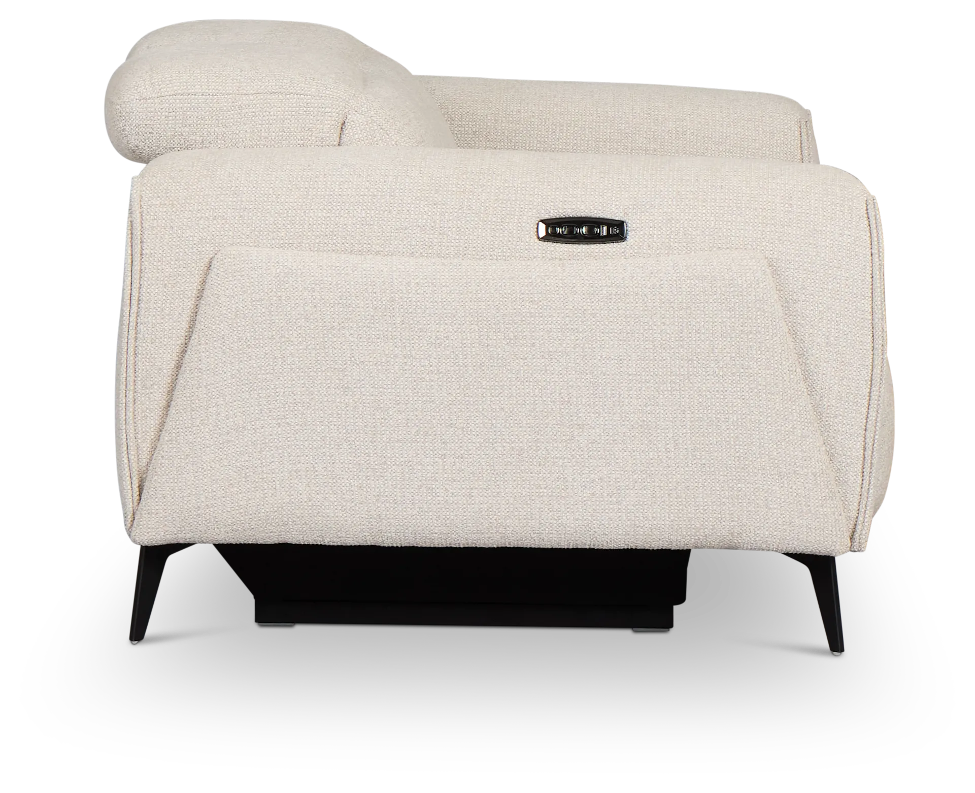 Reyna Light Beige Fabric Power Reclining Loveseat
