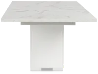 Modena White Rectangular Table