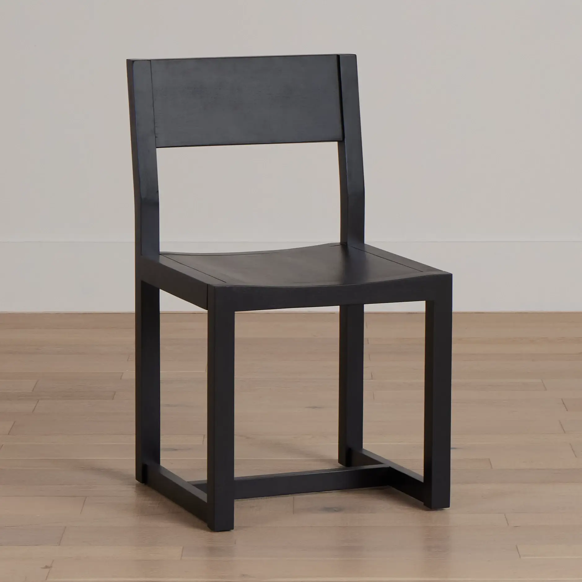 Denton Black Wood Side Chair Denton Black Wood Side Chair