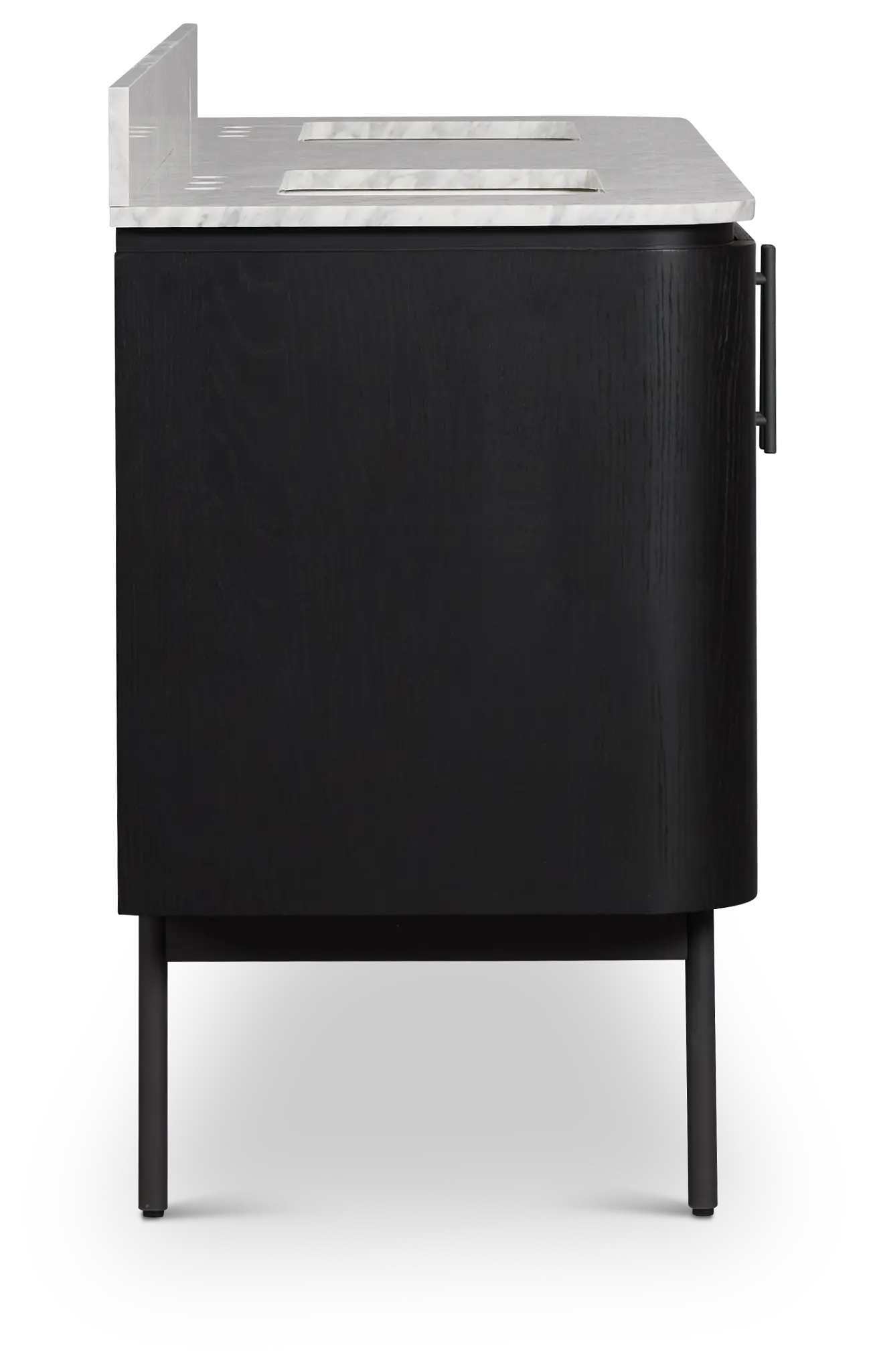 Nomad Black 72" Double Bathroom Vanity Nomad Black 72" Double Bathroom Vanity