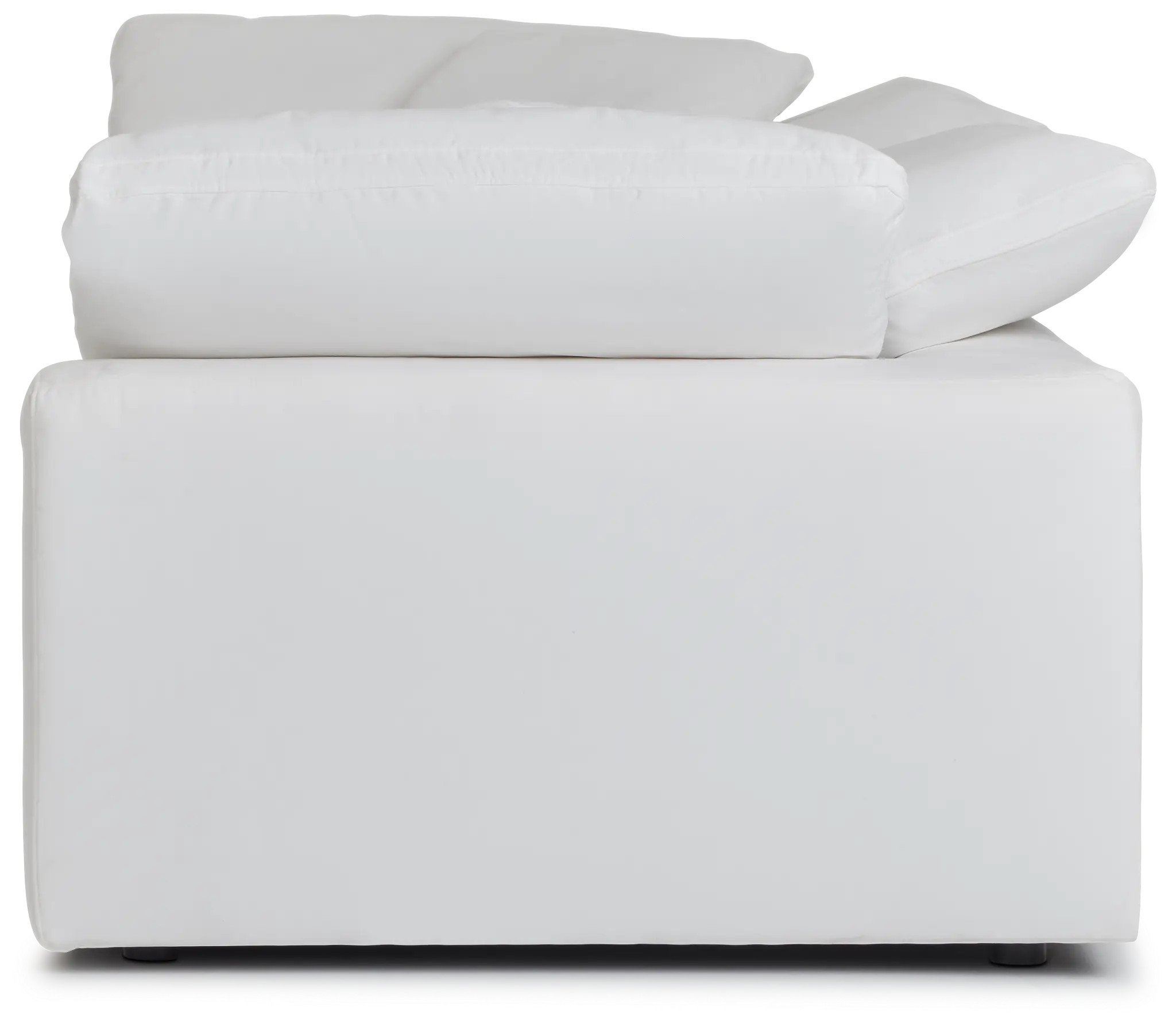 Nixon White Fabric 2-piece Modular Sofa Nixon White Fabric 2-piece Modular Sofa