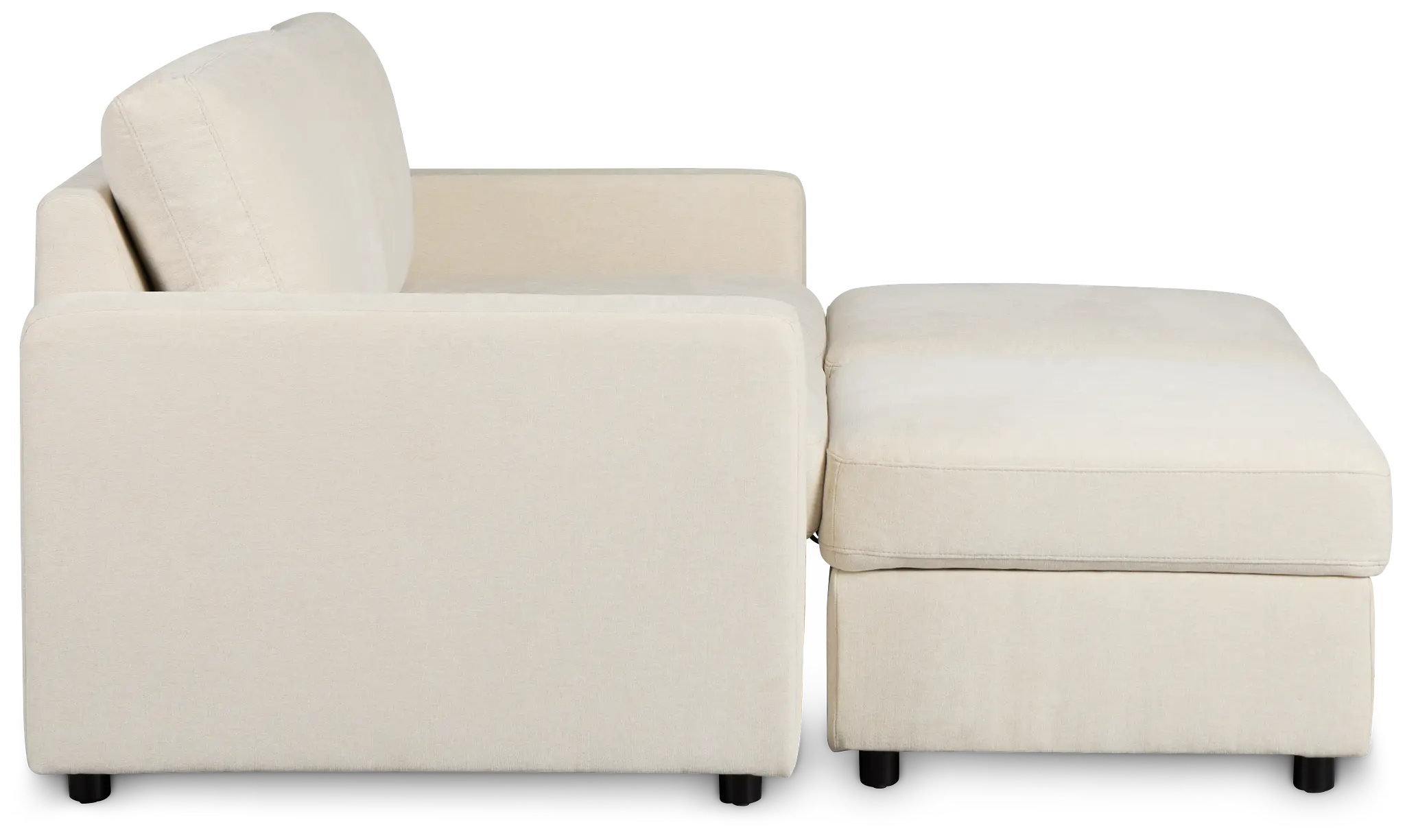 Addie Beige Fabric 4-piece Pit Storage Sectional Addie Beige Fabric 4-piece Pit Storage Sectional