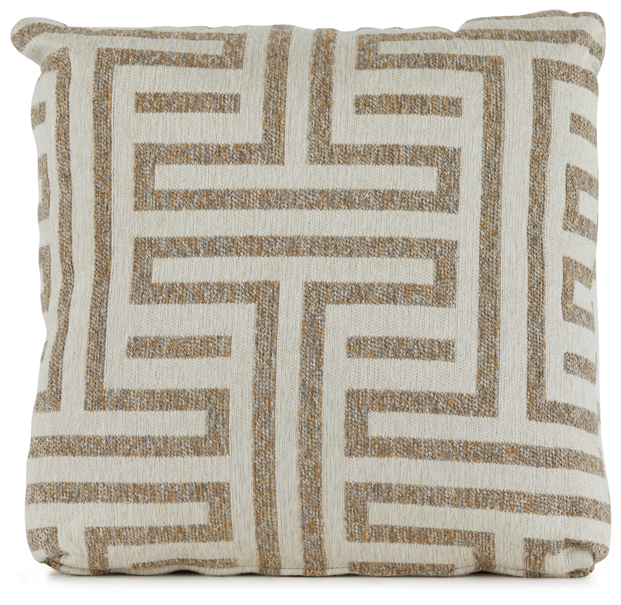 Doric Beige 18" Accent Pillow