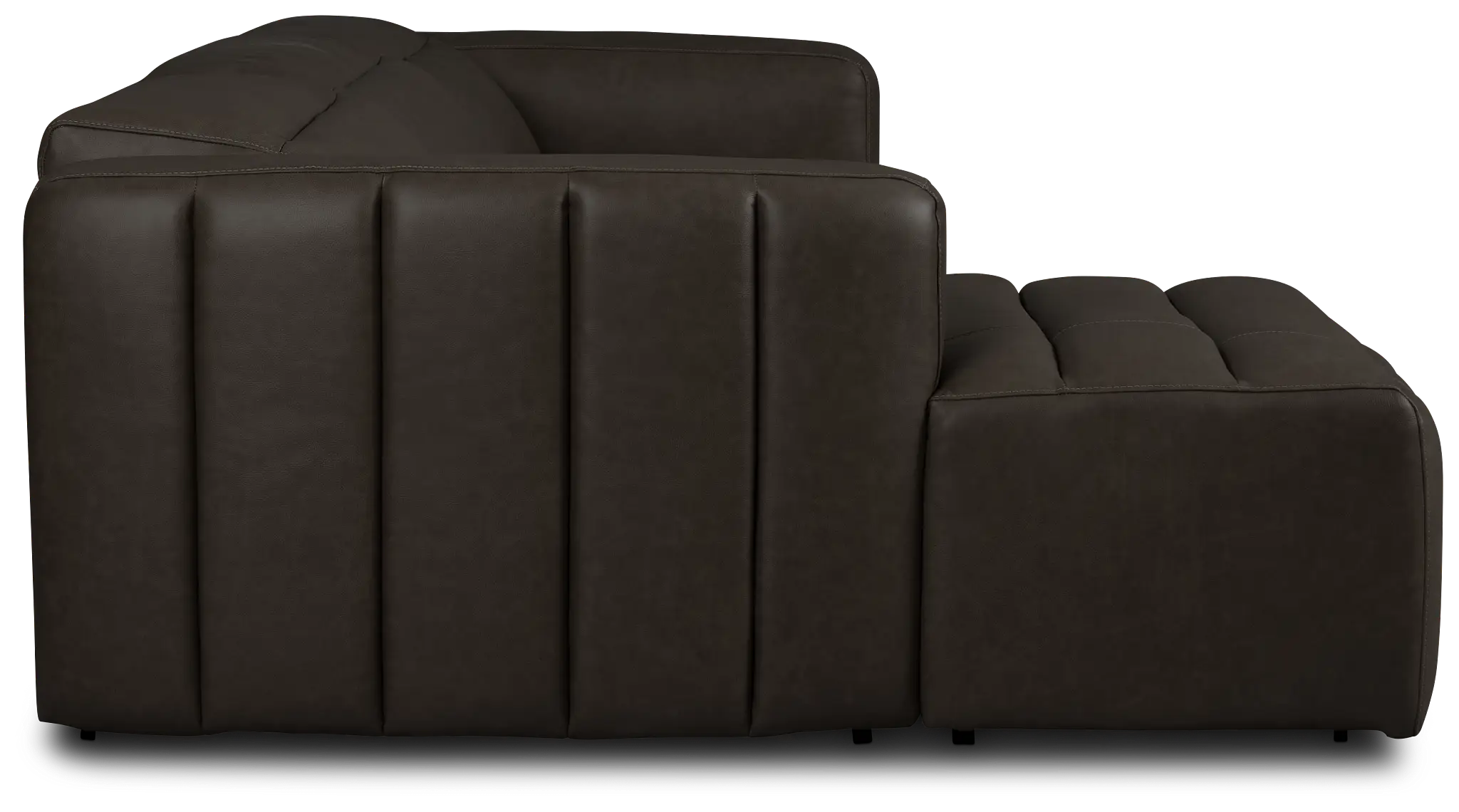 Jace Dark Gray Lthr/vinyl Left Chaise Power Reclining Sectional Jace Dark Gray Lthr/vinyl Left Chaise Power Reclining Sectional