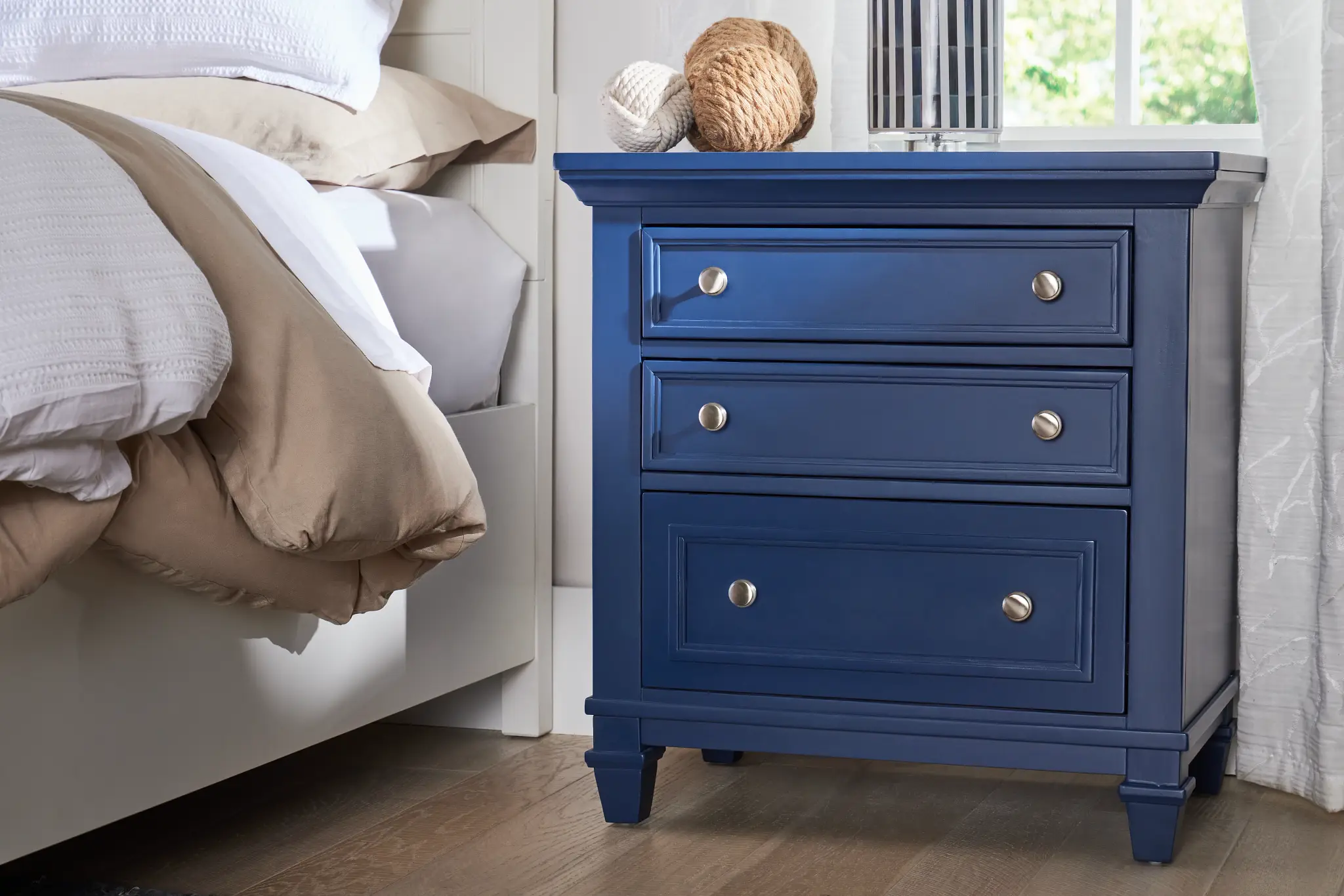 Cape Cod Blue Nightstand Cape Cod Blue Nightstand
