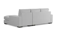 Edgewater Suave White Right Chaise Sectional