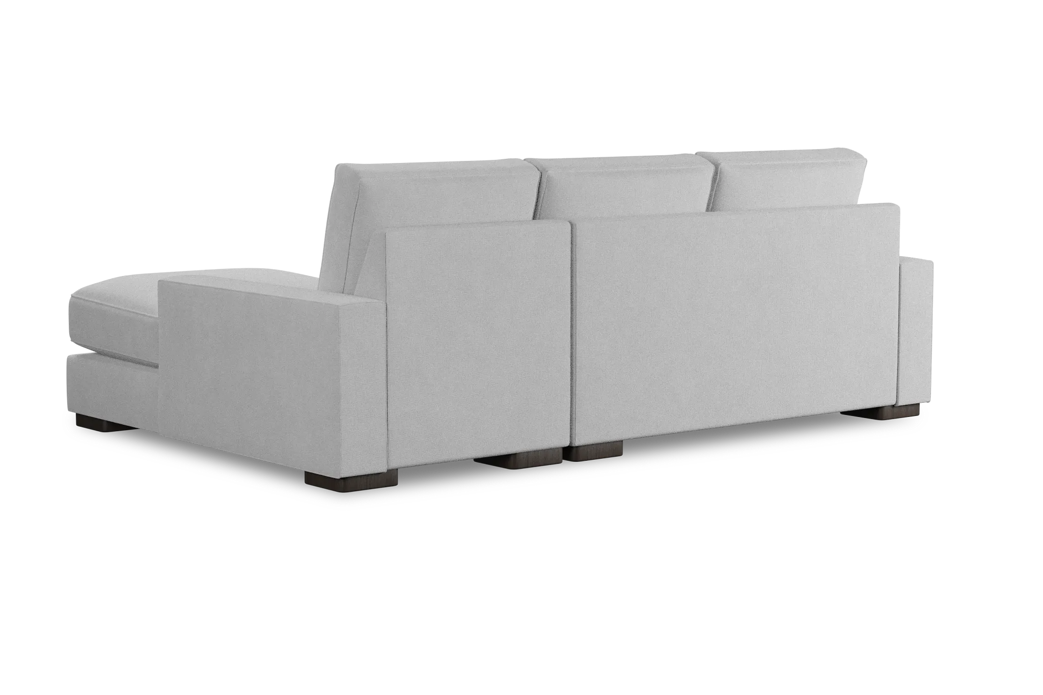 Edgewater Suave White Right Chaise Sectional