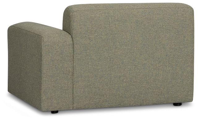 Baylor Green Fabric Right Chair