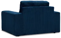Charlie Dark Blue Fabric Chair