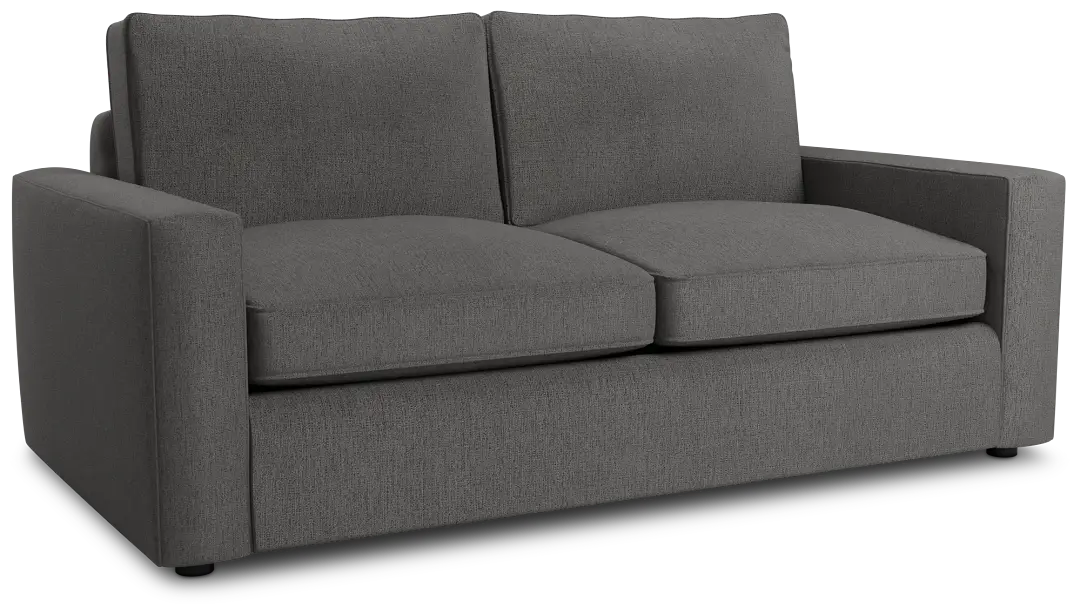 Siesta Peyton Gray Fabric Memory Foam Sleeper Siesta Peyton Gray Fabric Memory Foam Sleeper