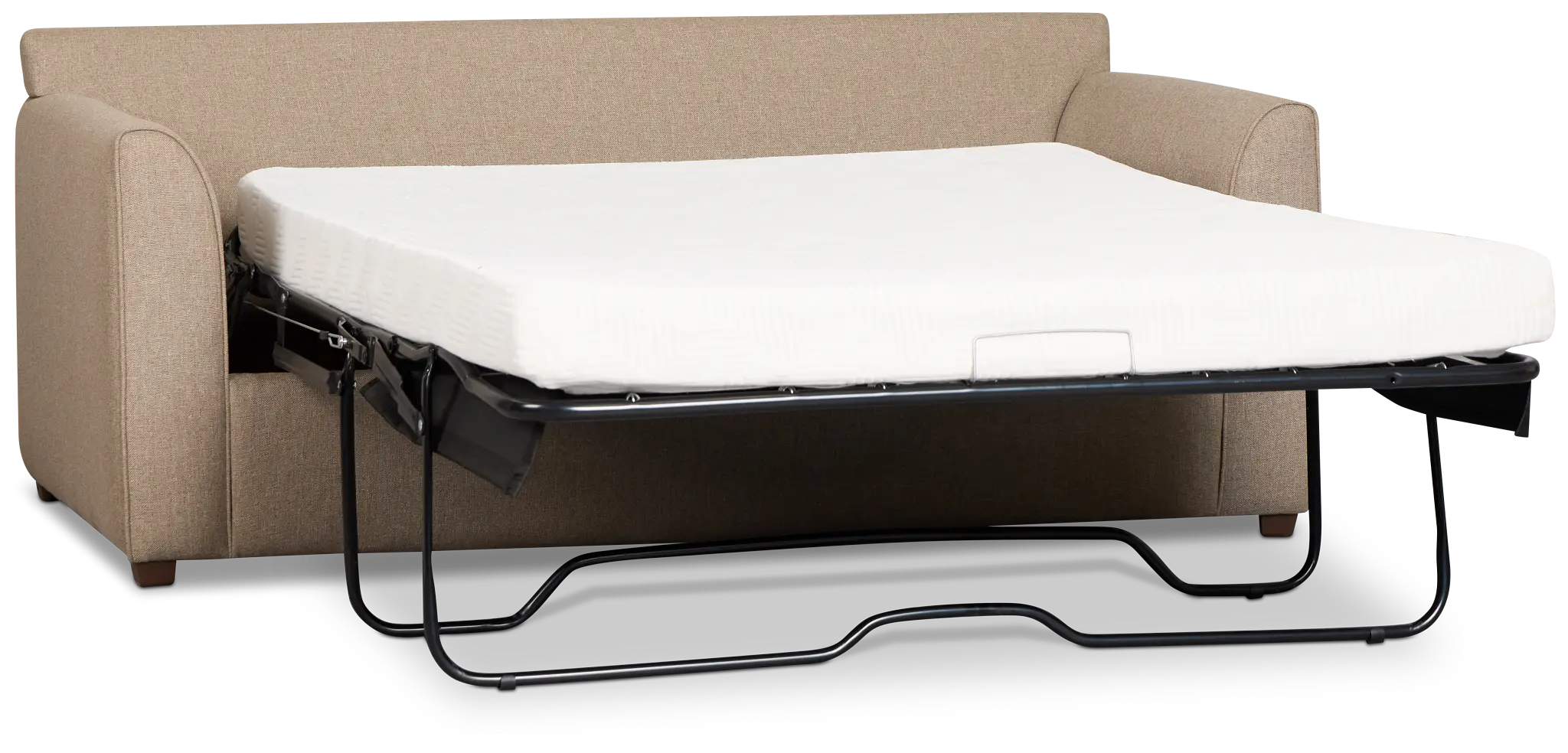 Tate Brown Fabric Cooling Memory Foam Sleeper Tate Brown Fabric Cooling Memory Foam Sleeper