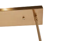 Anez Gold Glass Chandelier