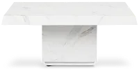 Vilano White Square Coffee Table