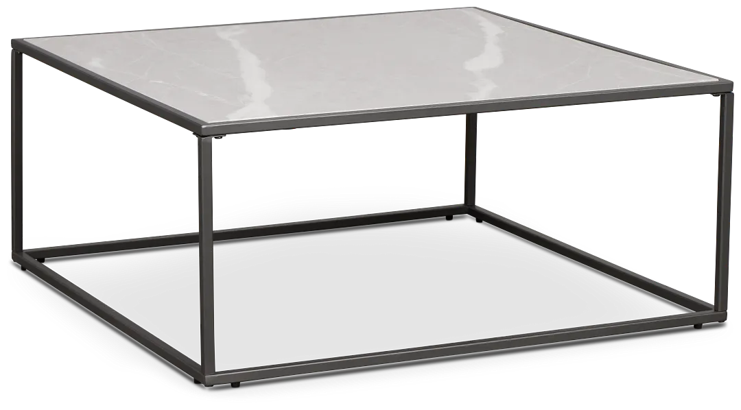 Joliet Gray Square Coffee Table