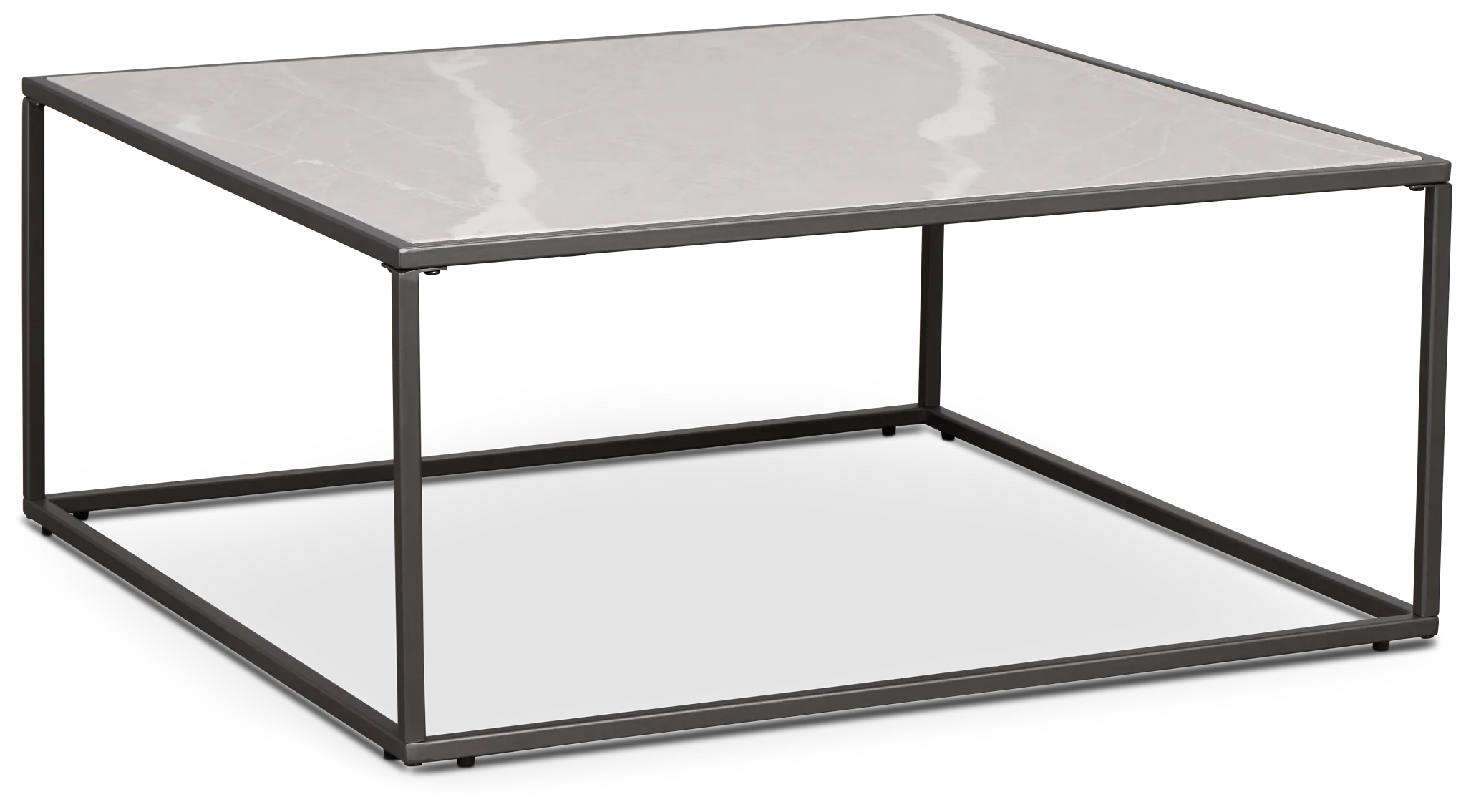 Joliet Gray Square Coffee Table