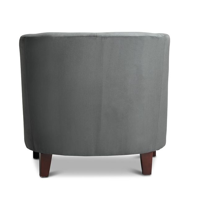 Concord Dark Gray Velvet Accent Chair (3)