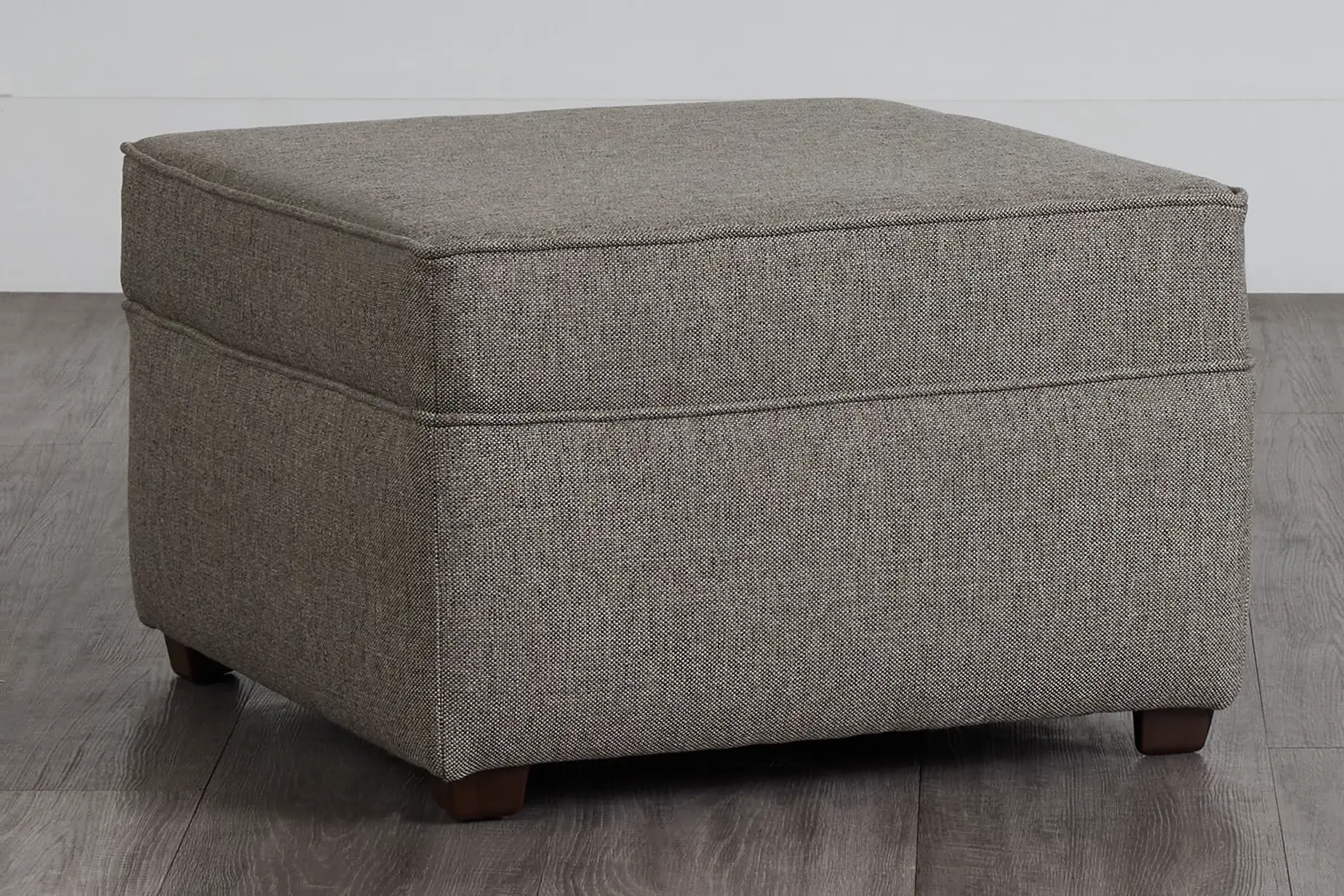 Asheville Brown Fabric Ottoman Asheville Brown Fabric Ottoman