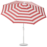 Capri Red Stripe Umbrella Set