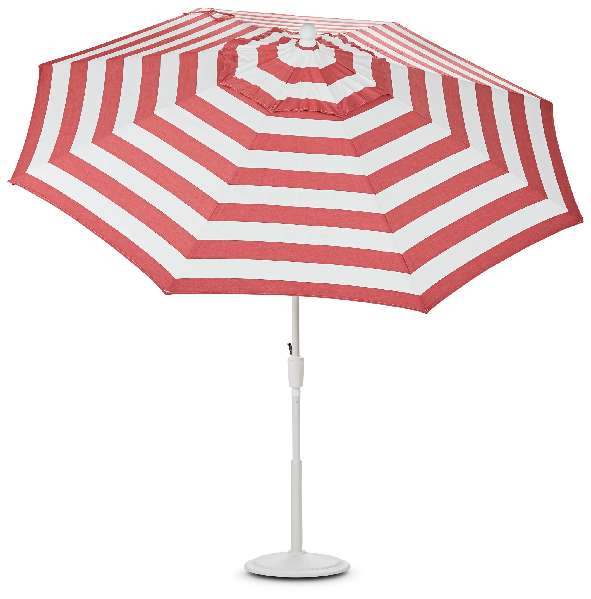 Capri Red Stripe Umbrella Set Capri Red Stripe Umbrella Set