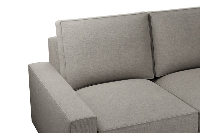 Edgewater Maguire Pewter Small Two-arm Sectional