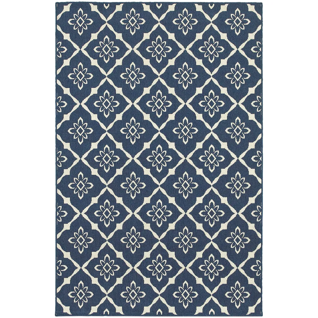Meredith Dark Blue Indoor/outdoor 2x3 Area Rug