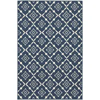 Meredith Dark Blue Indoor/outdoor 2x3 Area Rug