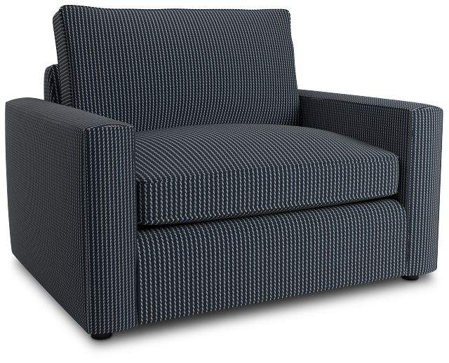 Siesta Lucy Navy Fabric Memory Foam Sleeper