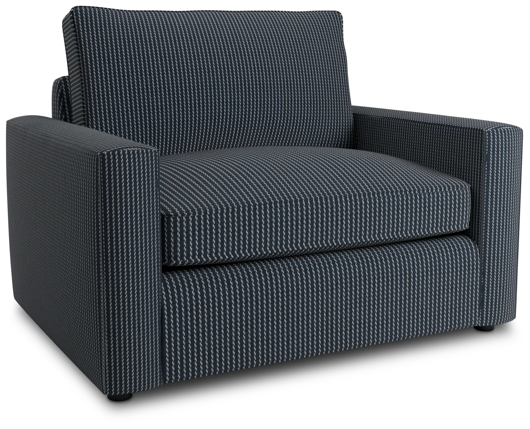 Siesta Lucy Navy Fabric Memory Foam Sleeper Siesta Lucy Navy Fabric Memory Foam Sleeper