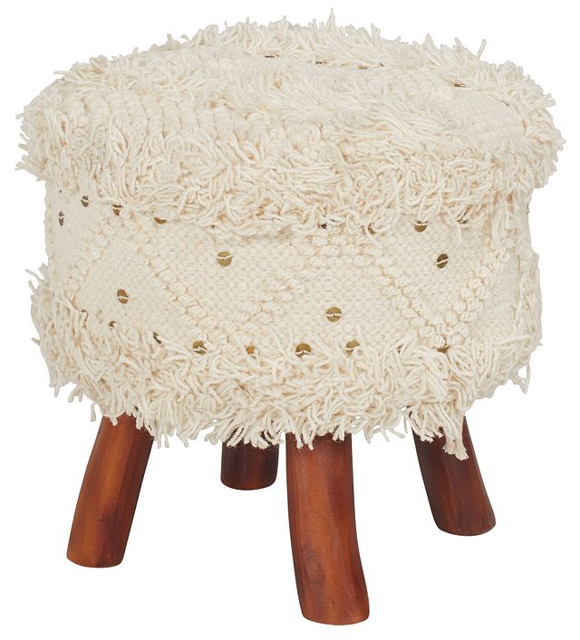 Roja Ivory Stool