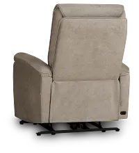 Ryder Beige Micro Power Recliner