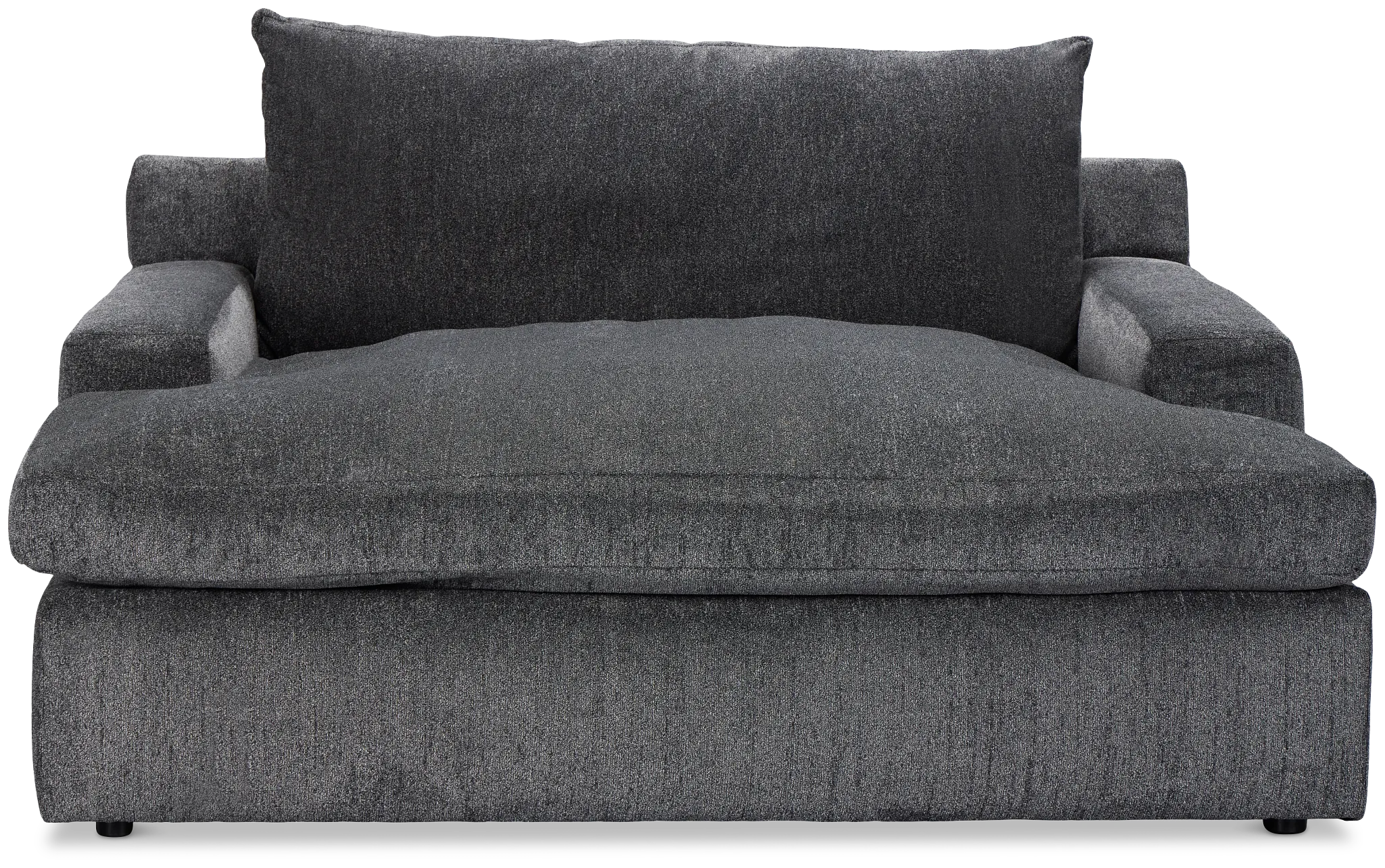 Stella Dark Gray Fabric Chaise
