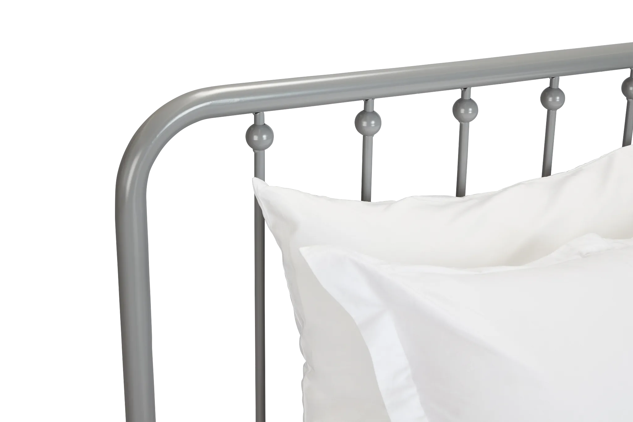 Rory Gray Metal Panel Bed