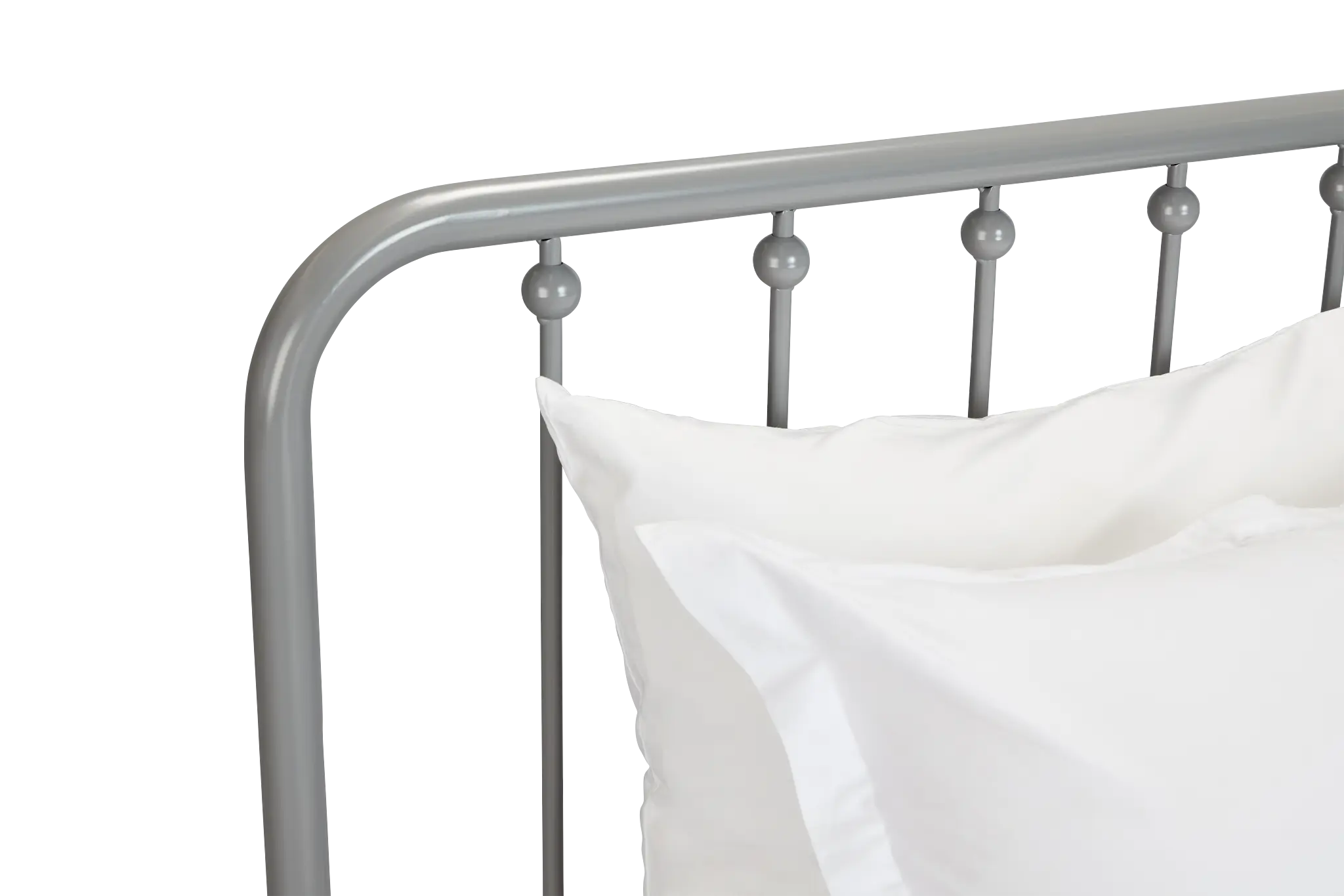 Rory Gray Metal Panel Bed Rory Gray Metal Panel Bed