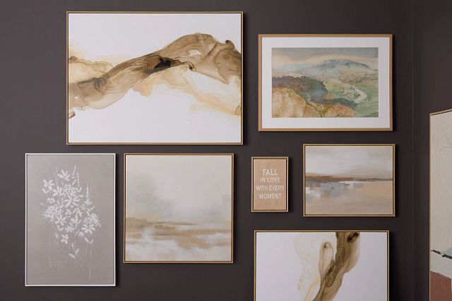 Faya Medium Brown Framed Wall Art