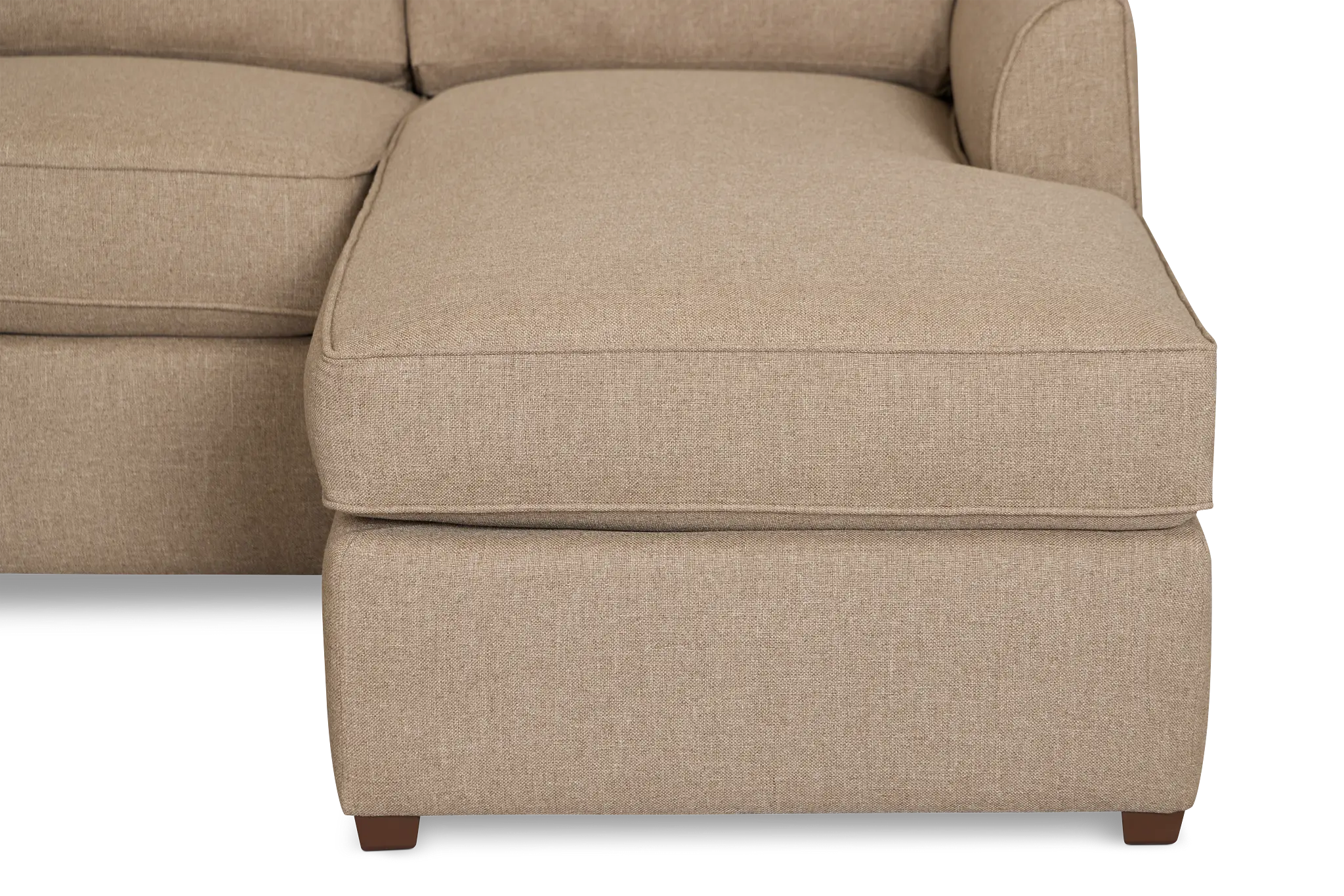 Tate Brown Fabric Large Right Chaise Sectional Tate Brown Fabric Large Right Chaise Sectional