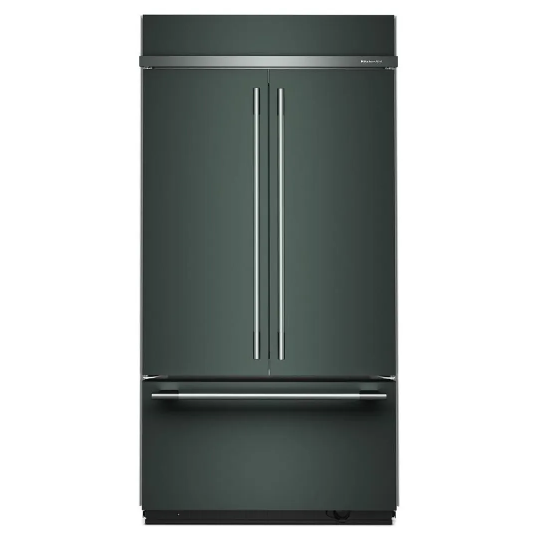 Kitchenaid 542 Series Green 42" Built In Bottom Freezer Refrigerator
