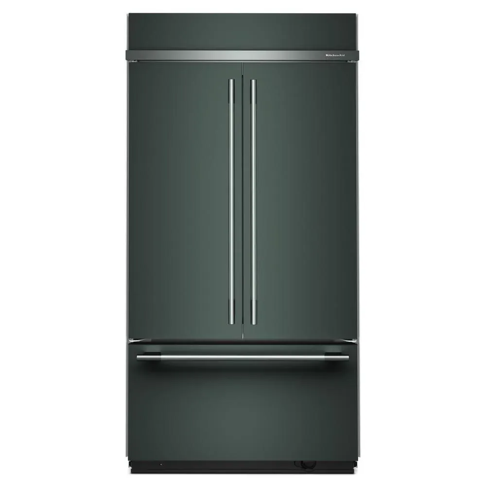 Kitchenaid 542 Series Green 42" Built In Bottom Freezer Refrigerator