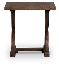 Joplin Dark Tone Rectangular End Table