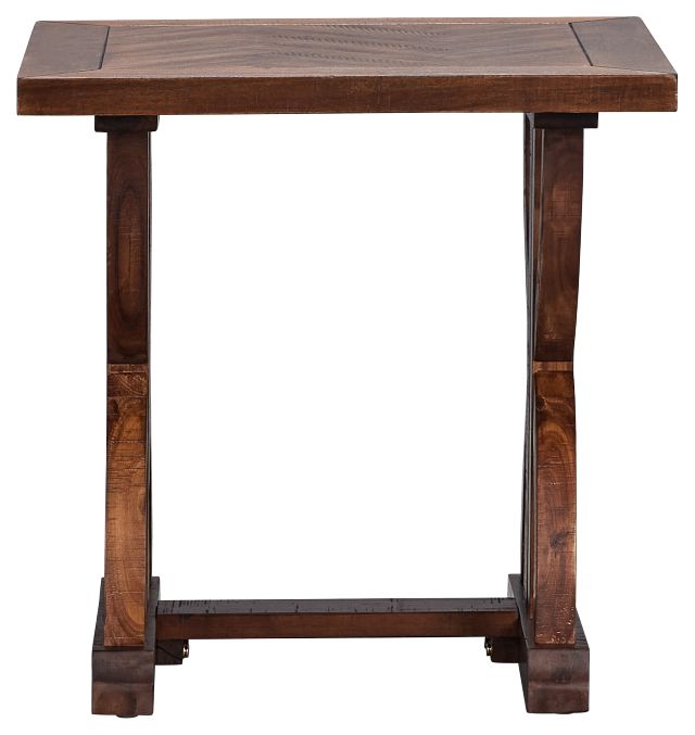 Joplin Dark Tone Rectangular End Table