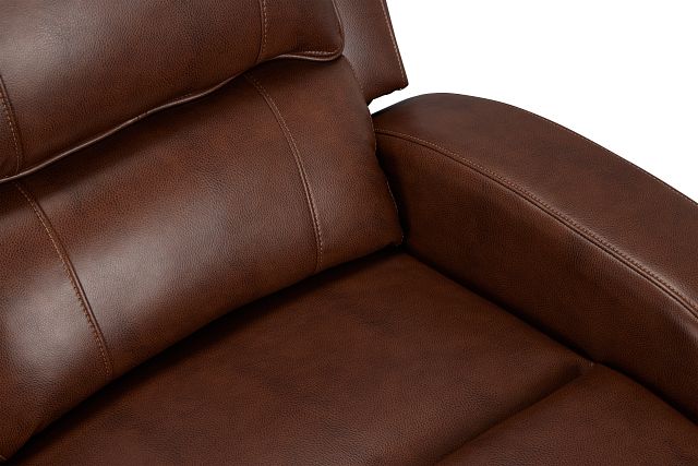 Arden Dark Brown Micro Reclining Sofa