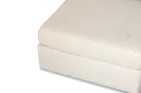 Maxwell Light Beige Fabric Cocktail Ottoman