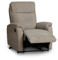 Ryder Beige Micro Recliner