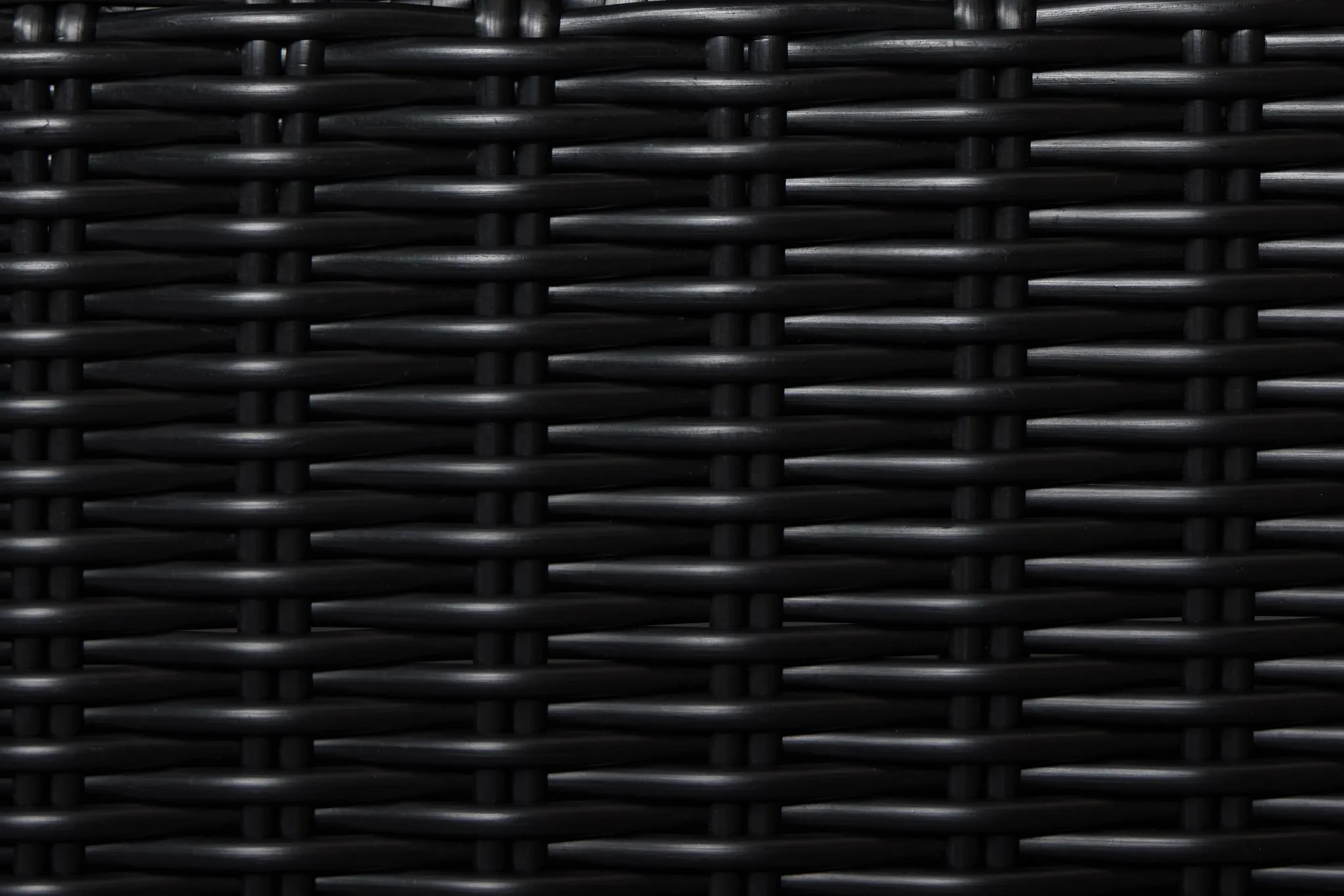 Montecito Black Large Ottoman With Light Beige Cushions