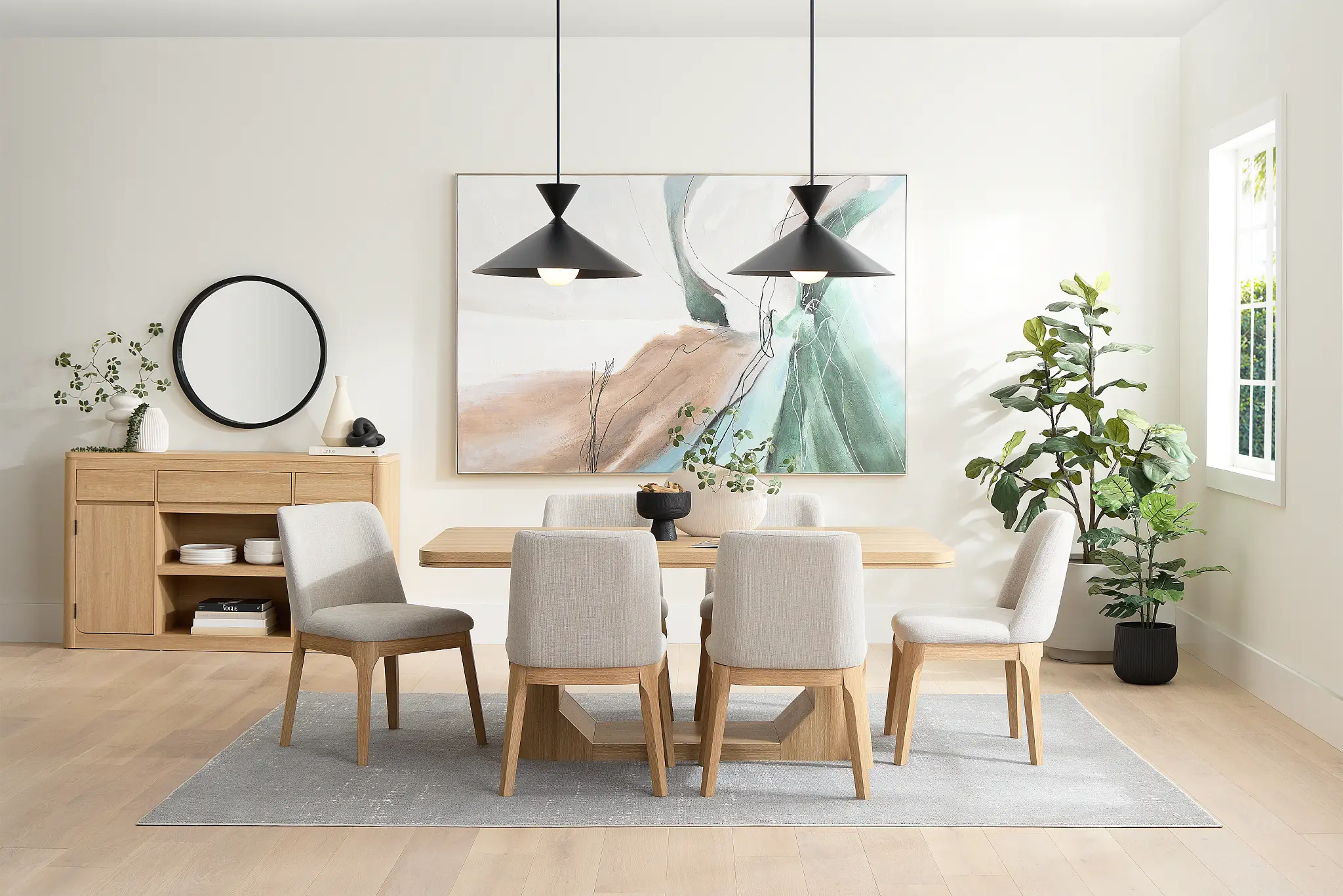 Emory Light Tone Rectangular Table Emory Light Tone Rectangular Table