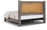 Salt Lake Gray Platform Bed