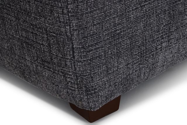 Maxie Dark Gray Micro Ottoman