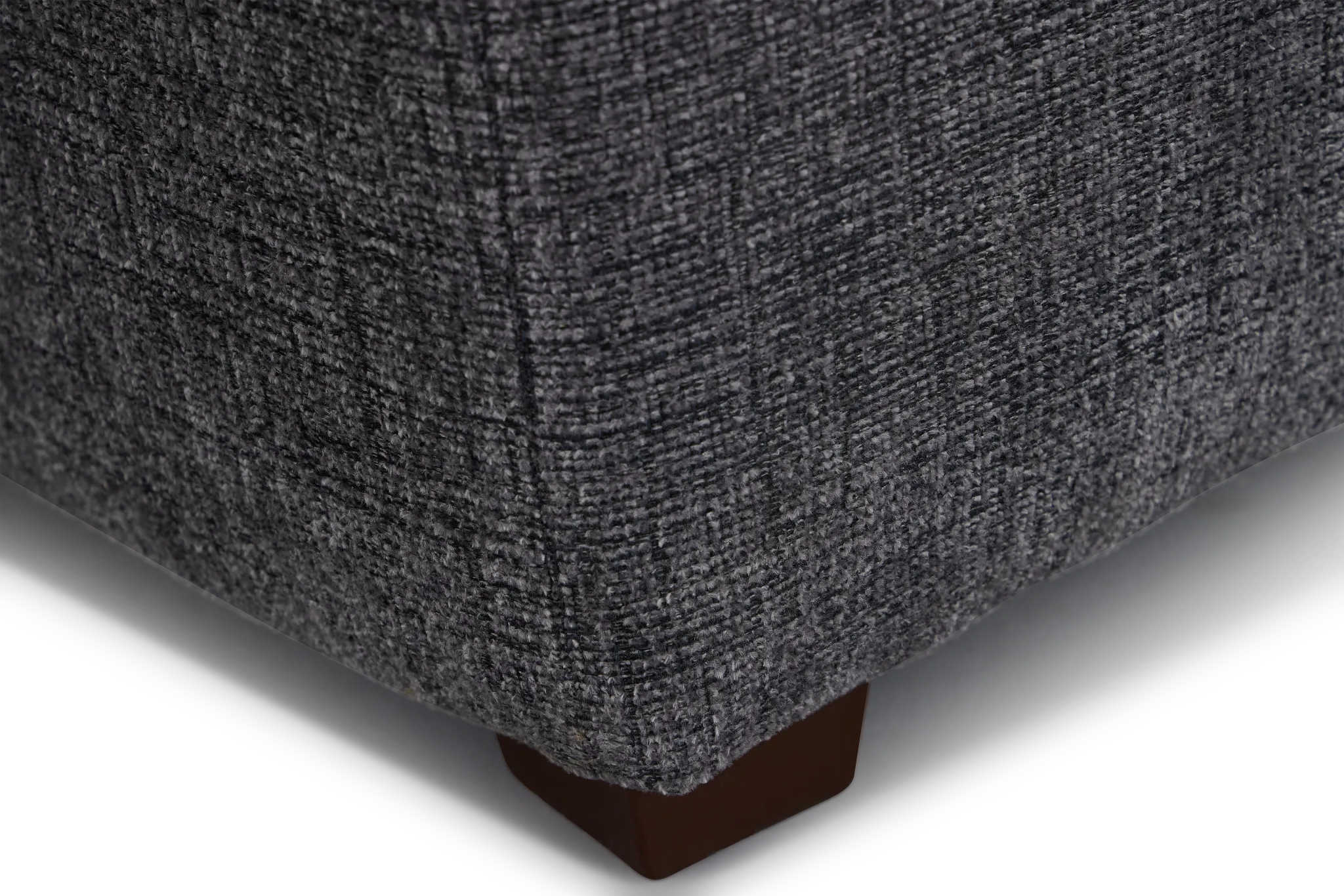 Maxie Dark Gray Micro Ottoman