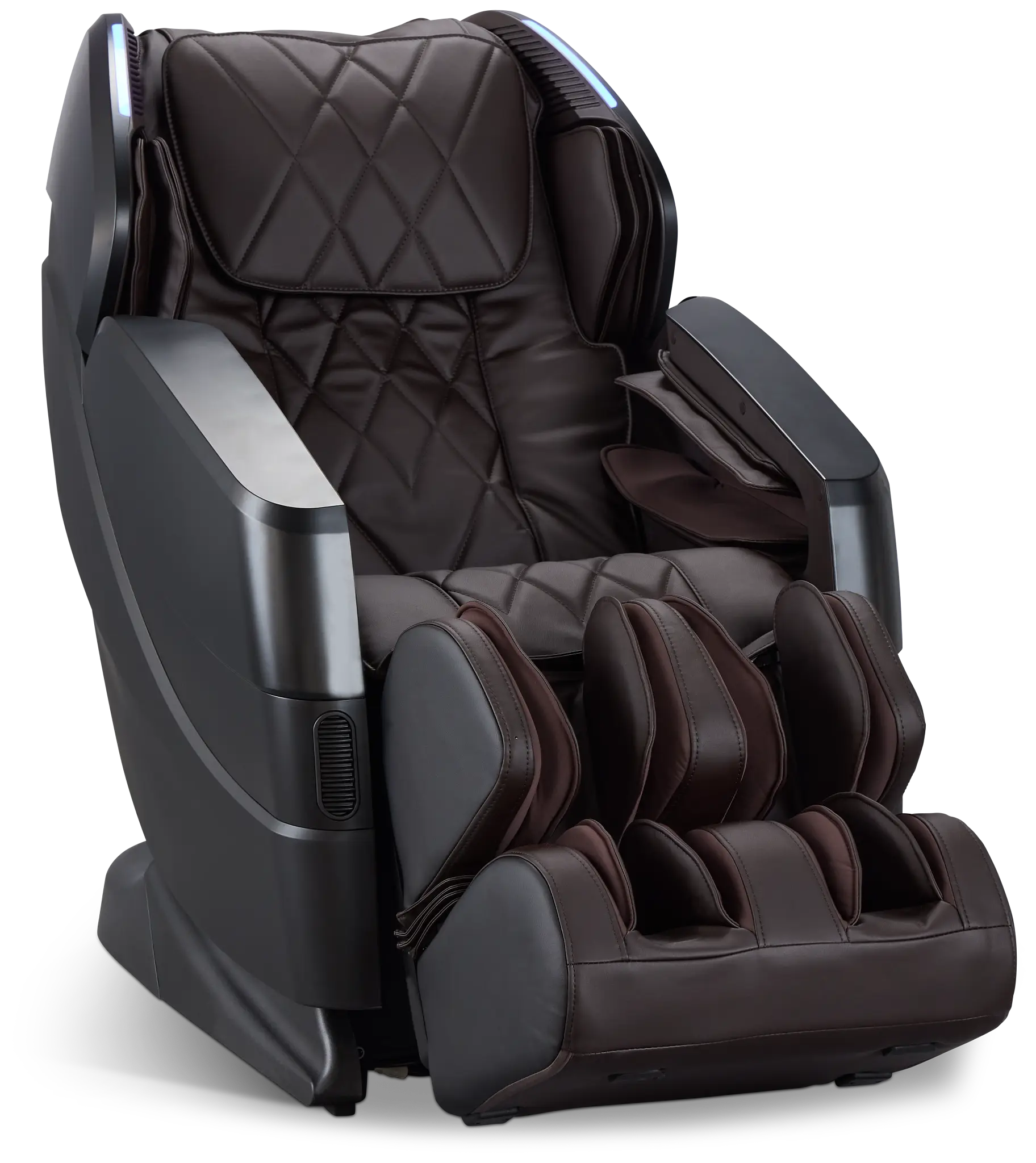 Advanced L-track Dark Brown Micro Massage Chair Advanced L-track Dark Brown Micro Massage Chair