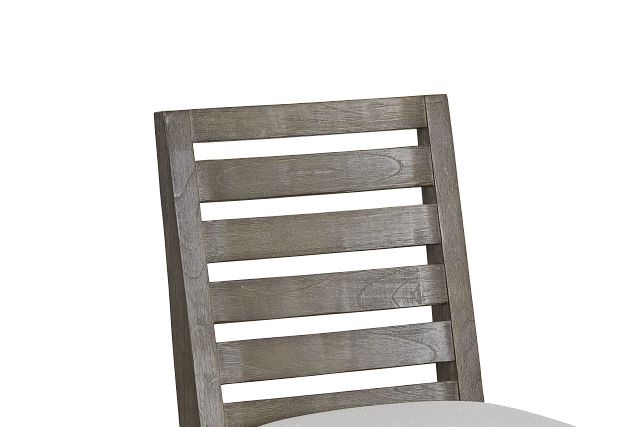 Bravo Dark Tone Wood Slat Side Chair