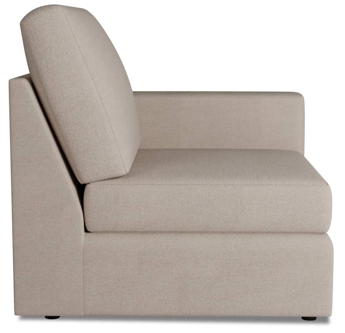 Citymod Beige Fabric Right Chair